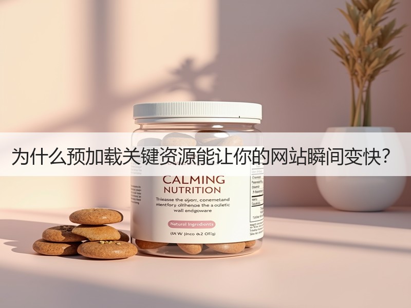 为什么预加载关键资源能让你的网站瞬间变快？