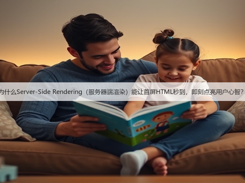 为什么Server-Side Rendering（服务器端渲染）能让首屏HTML秒到，即刻点亮用户心智？(图3)