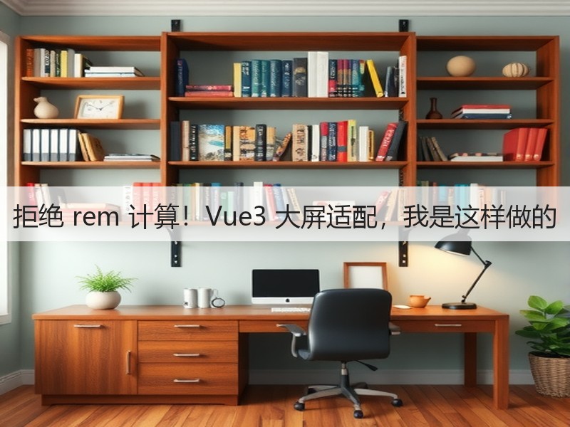 拒绝 rem 计算！Vue3 大屏适配，我是这样做的(图3)