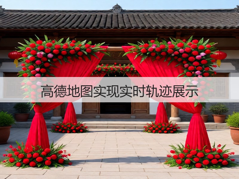 高德地图实现实时轨迹展示(图1)