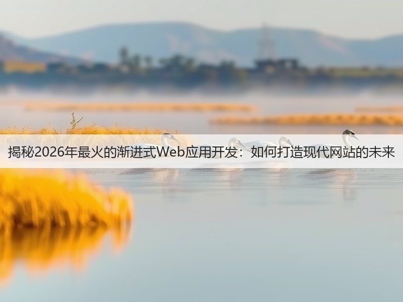 揭秘2026年最火的渐进式Web应用开发：如何打造现代网站的未来(图1)