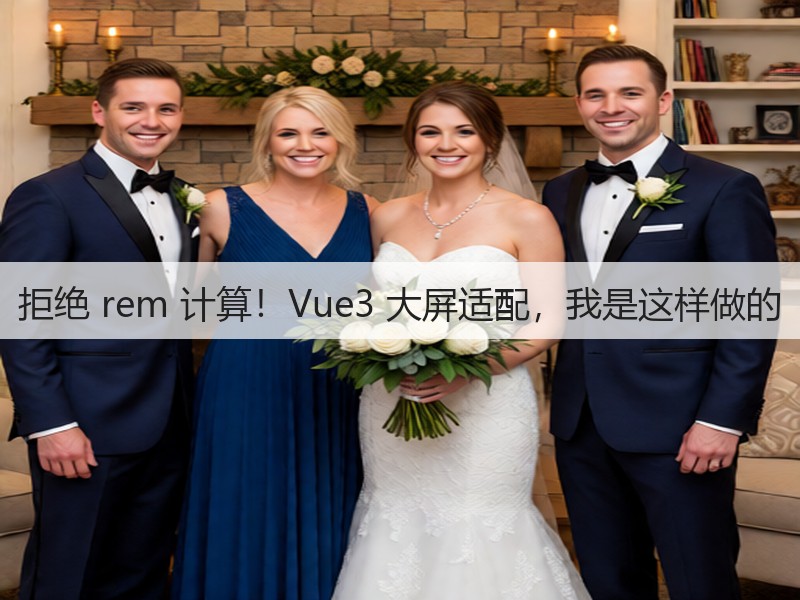 拒绝 rem 计算!Vue3 大屏适配,我是这样做的(图1) 拒绝 rem 计算!Vue3 大屏适配,我是这样做的(图1)