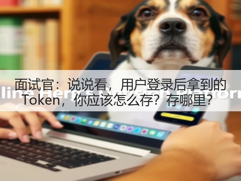 面试官：说说看，用户登录后拿到的 Token，你应该怎么存？存哪里？(图1)